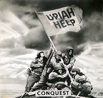 URIAH HEEP - Conquest album front cover vinyl record